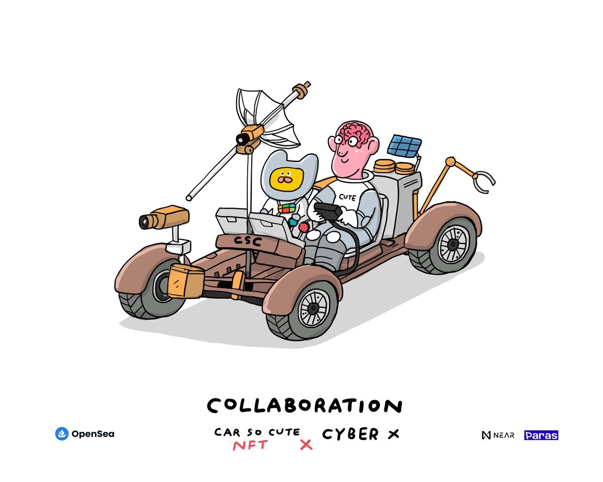 Next Drop This is Collaboration
Car so cute NFT x Cyber x <a href="/Thanimate/">Co-Co Alone</a> @CarSoCute_NFT 
opensea.io/assets/ethereu…