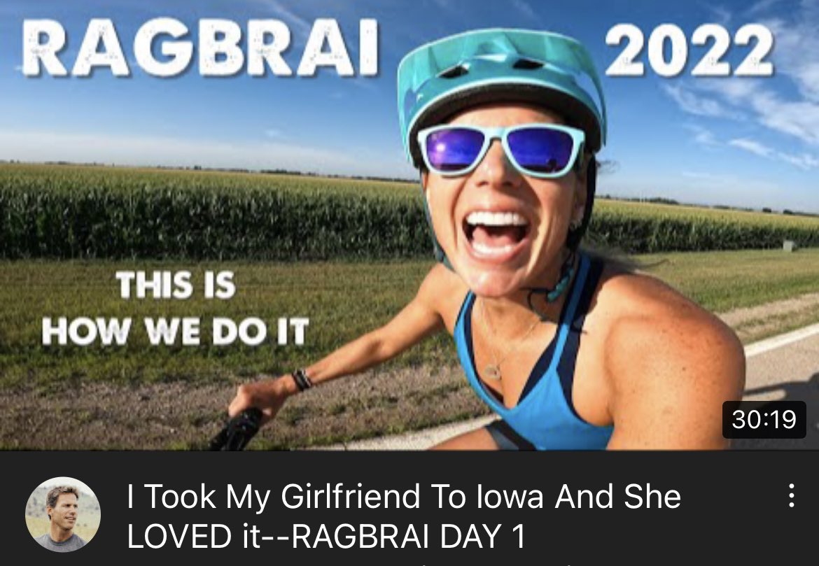 I rode across Iowa with <a href="/duzer/">Semih fatih Duzer</a> and he still loves me 😂. First RAGBRAI video up! 
youtu.be/2vdexkSKD18