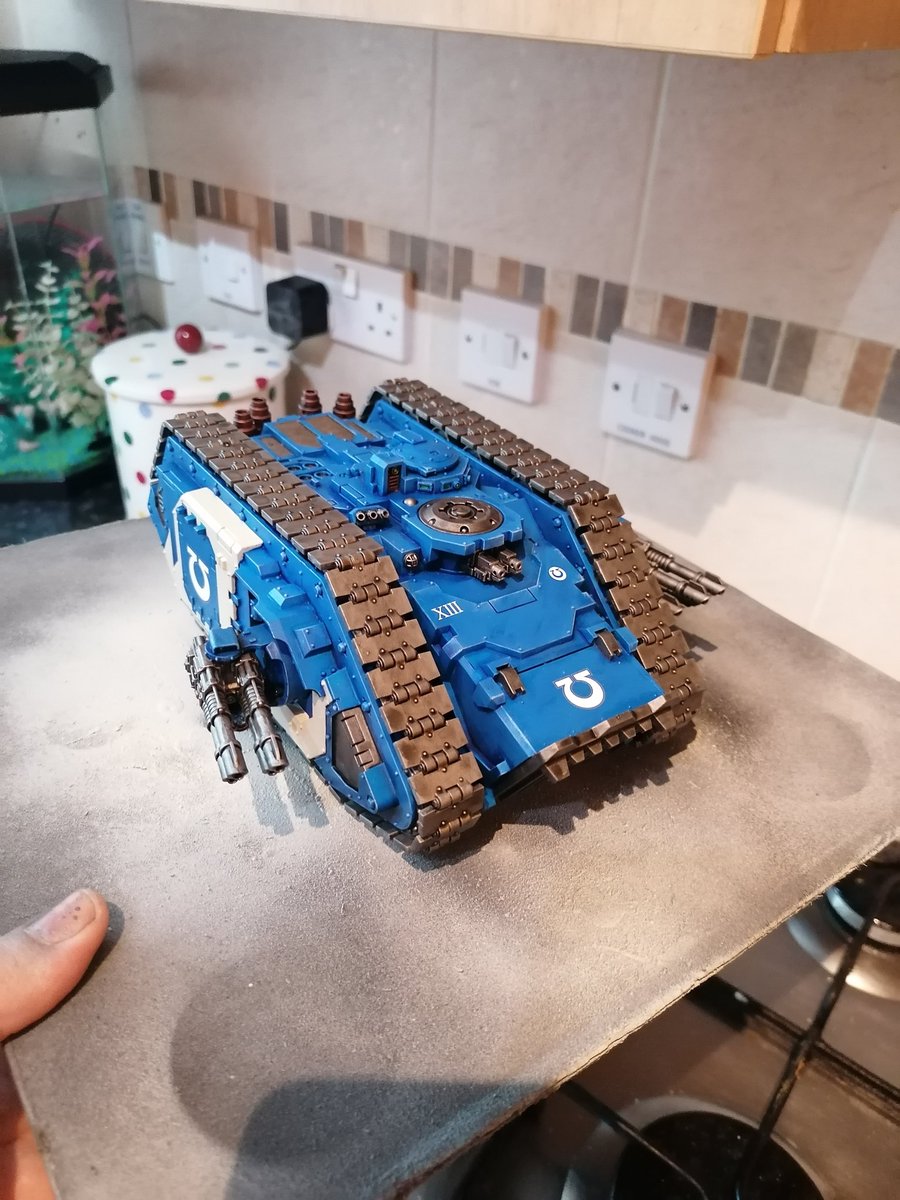 timus666's tweet image. Finished this bad boy.
#Warmongers #warhammer #gamesworkshop #warhammer40000 #horusheresy #ultramarines