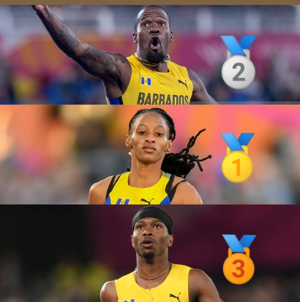 brekup246's tweet photo. @ShaneBrathwaite @Imthatjones4L #sadawilliams #bigsquad #cwg2022 #barbados https://t.co/fbBkc4sLH4