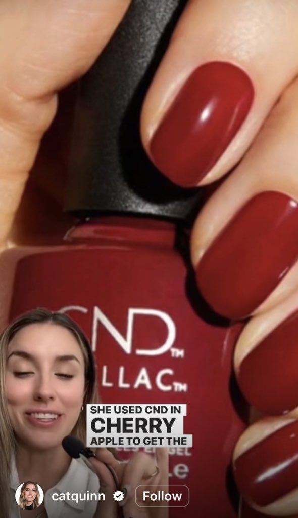 CND Shellac Cherry Apple