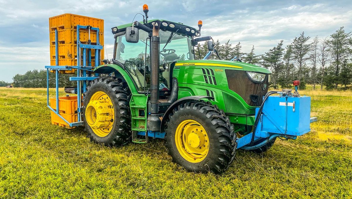 Wild Blueberry Harvest 2022. Maine, USA. 🫐 <a href="/JohnDeere/">John Deere USA</a> <a href="/GDEquipment/">Green Diamond Equipment</a>
