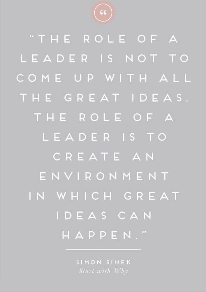 Love this! A leader isn’t someone who does everything themselves but is someone who creates an atmosphere where everyone’s strengths come together to achieve their goal! 

A leader gets the best out of everyone rather than relying on one person