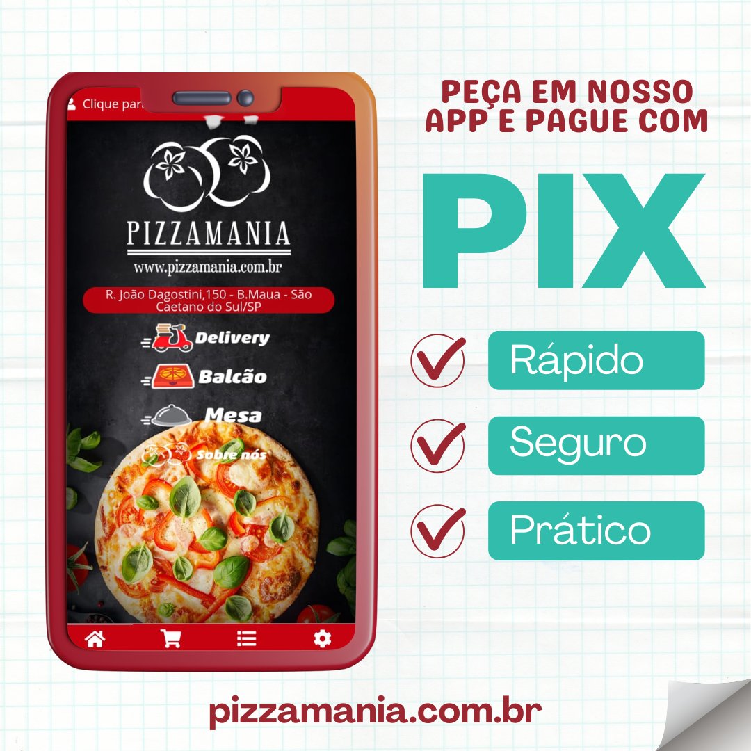 Faça seu pedido pelos nossos - Pizza Place São Caetano