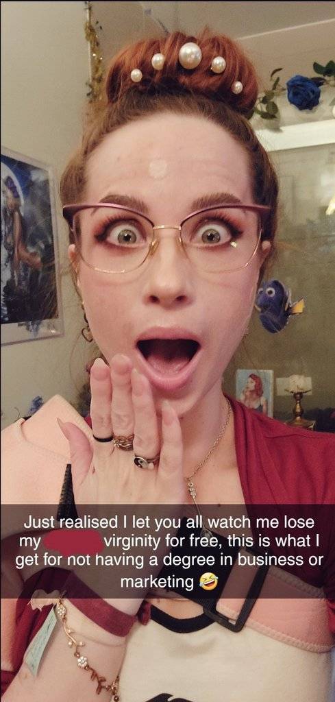 ClaraCosmia's tweet photo. Any guesses as to which virginity I just lost? 😈 https://t.co/wEUS3yXHf6