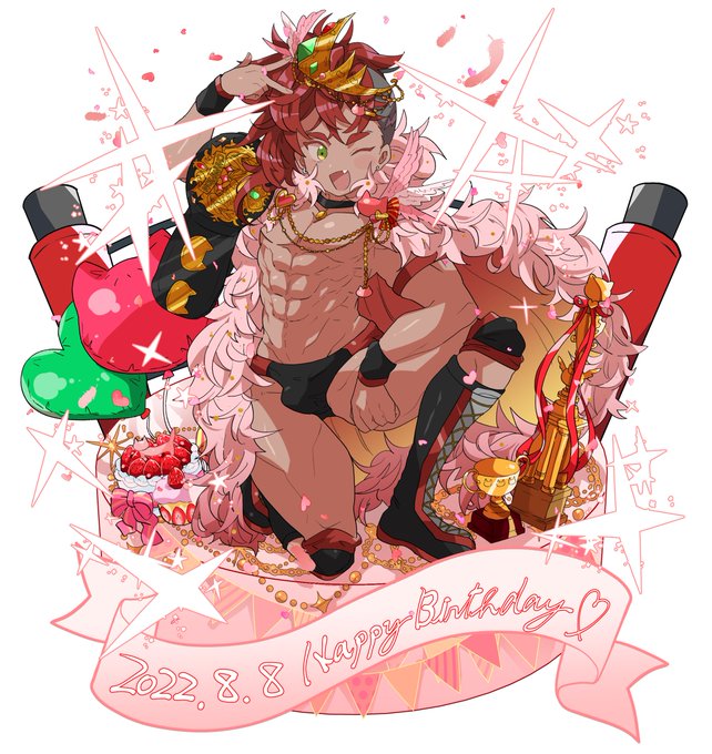 本日は創作ショタレスラー猫太くんのお誕生日です🐈❤️ 