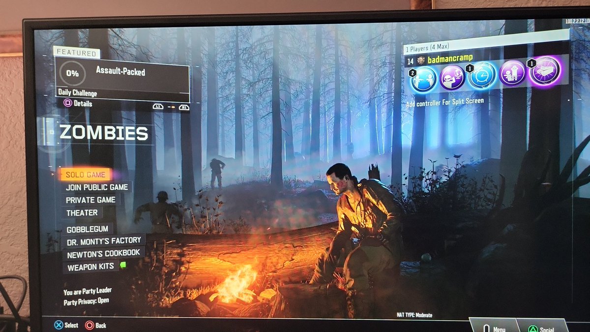 BadManAustin_'s tweet photo. #CallofDuty #ZOMBIES #soloplay https://t.co/gkycalkoSm