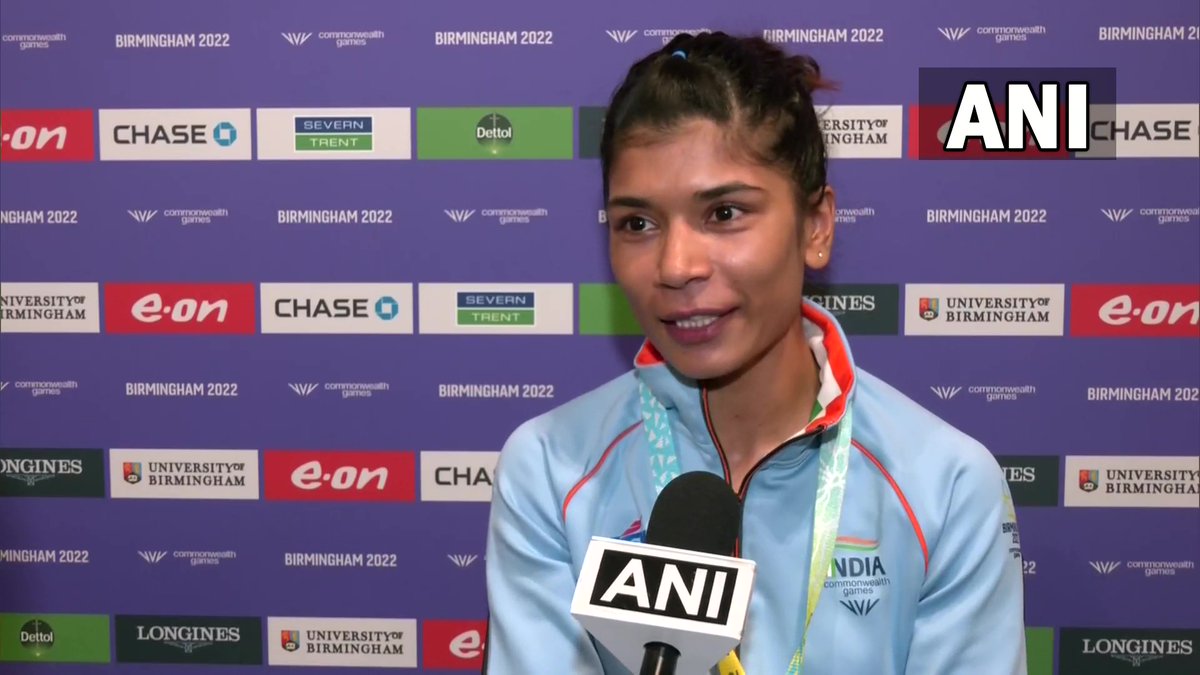 #CommonwealthGames2022 | I'm very excited to meet him (PM Modi); I took a selfie with him last time & want a new one now. Last time, I took his autograph on my T-shirt, now I'll take it on my boxing gloves: Indian boxer Nikhat Zareen after winning Gold in 48-50kg flyweight