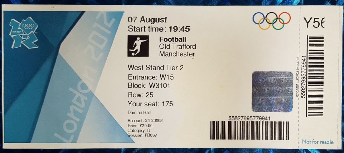 Ten years ago today I went to the #Olympics with <a href="/damian_hall/">Damian Hall</a> #London2012 #OTD #OldTrafford #Football #Manchester