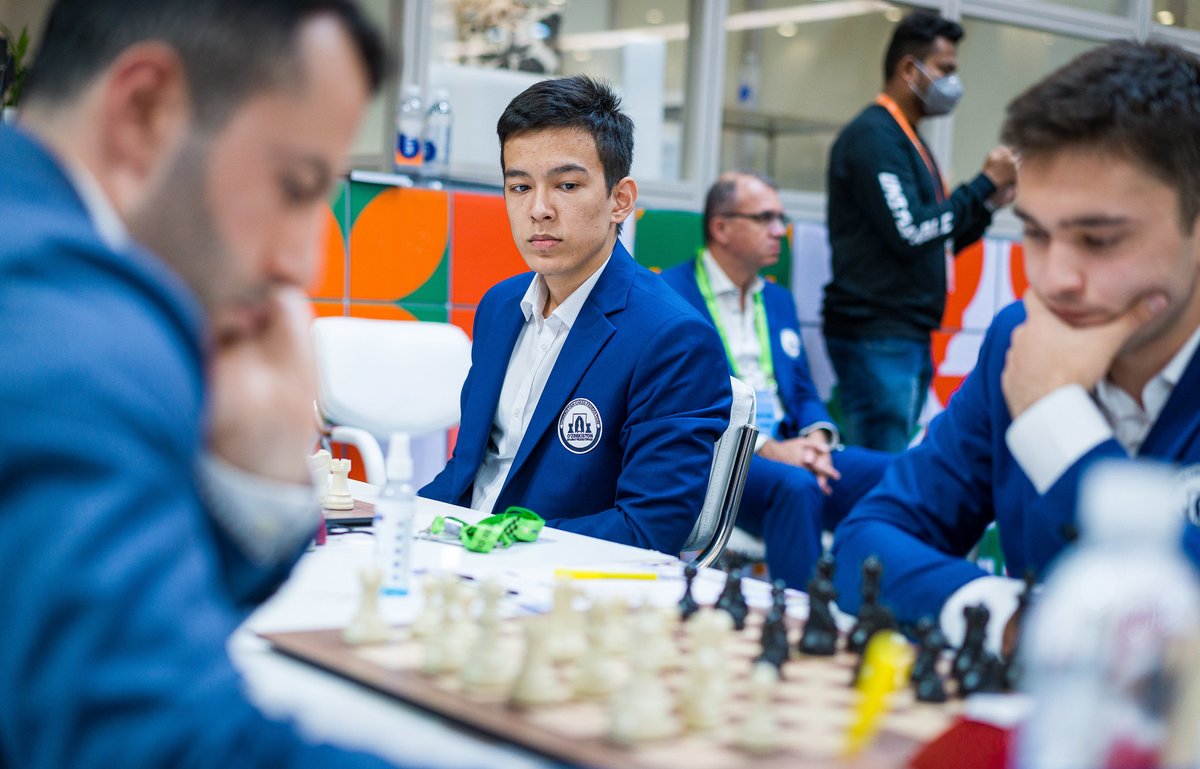 Uzbekistan's 15-year-old Sindarov beats Firouzja at Chess World Cup