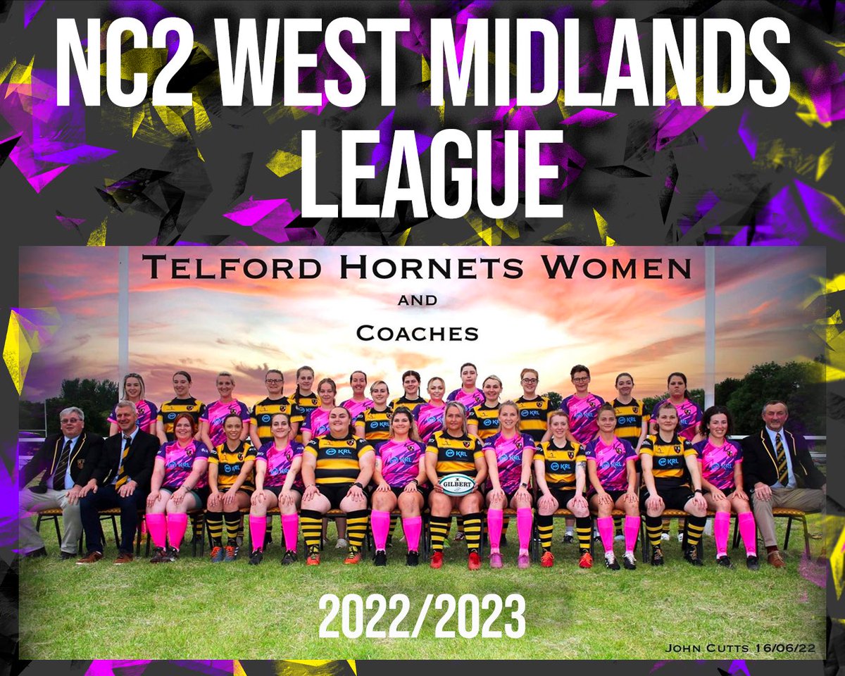 THWRFC's tweet photo. WE HAVE BEEN PROMOTED!!! 
We are officially in NC2 Midlands (west) league 

Hard work really does pay off 

🖤💛🐝
 #thwrfc #womensrugby #newleague #promotion #nc2midlandswestleague #womenplayrugby #telfordandwrekin #shropshire https://t.co/PbDeXc8xpN