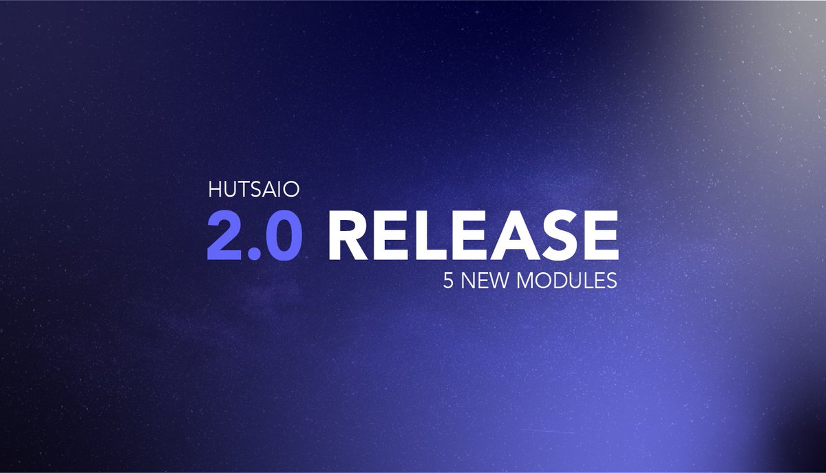After hundreds of development hours, we're excited to announce HutsAIO 2.0.

🔹5 New modules
🔹Auto updates
🔹Profile &amp; webhook synchronization
🔹Chrome profile spawner
🔹Desktop app

Want to test? We'll hand out A LOT of monthlies tonight, all you have to do is RT &amp; FOLLOW.