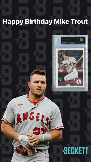 Happy Birthday Mike Trout!     