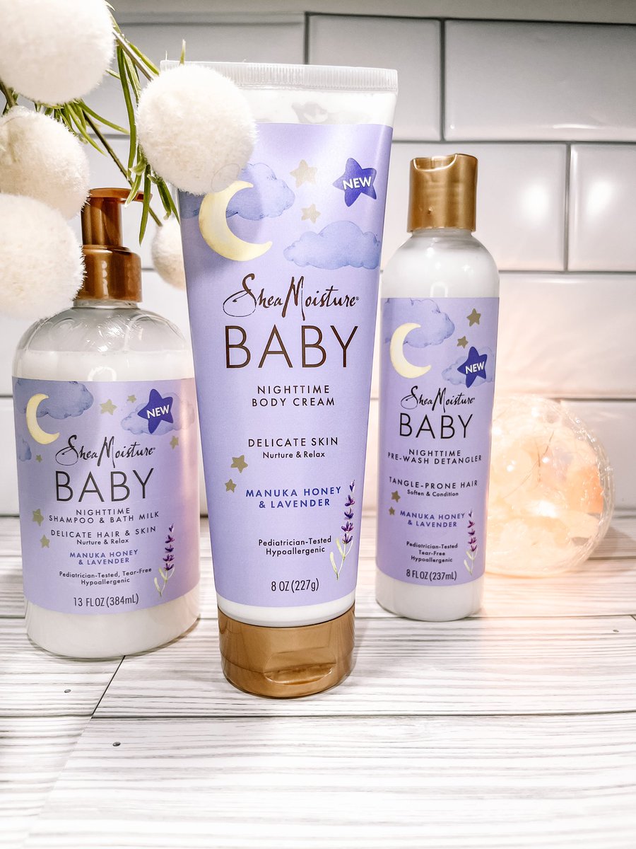 This new baby nighttime line smells amazing and seriously relaxes my babies, so this was so fun creating ❤️ <a href="/SheaMBaby/">SheaMoistureBaby</a>