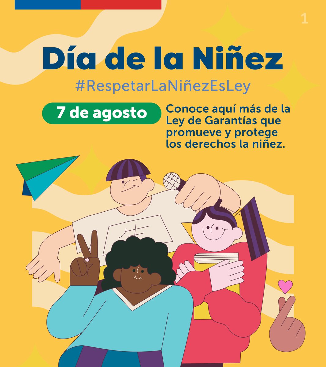GobiernodeChile's tweet photo. ¡Feliz Día de la Niñez! 👦🏻👧🏽
Como Gobierno tenemos un fuerte compromiso con respetar, promover y proteger los derechos de niñas, niños y adolescentes 🙌 Su recreación, participación, acceso a la salud y a la educación deben estar garantizadas, porque #RespetarLaNiñezEsLey 🌈 https://t.co/hJyeJrIRQZ