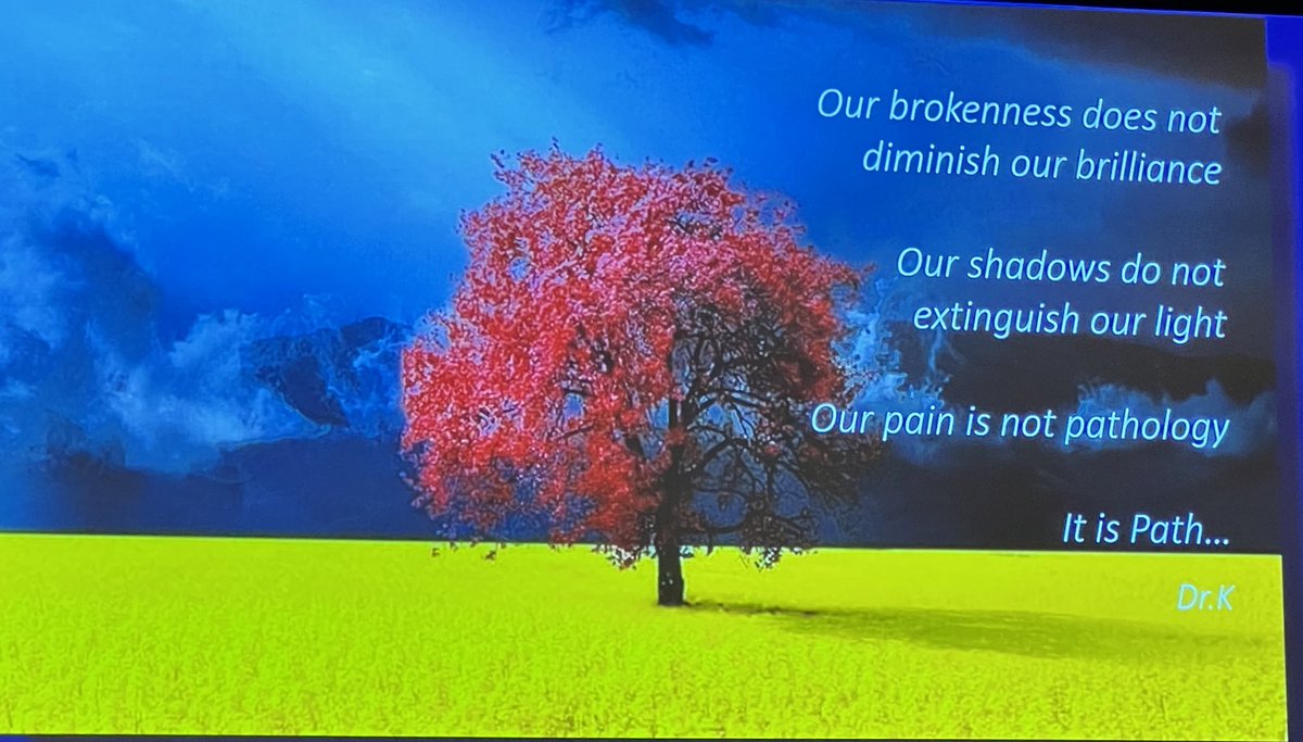 shriver_amy's tweet photo. Our pain is not pathology…
It is path.
@DrKemia
Our path forward is stronger together. @AmerAcadPeds #AAPLeads https://t.co/DMiUOEwymj