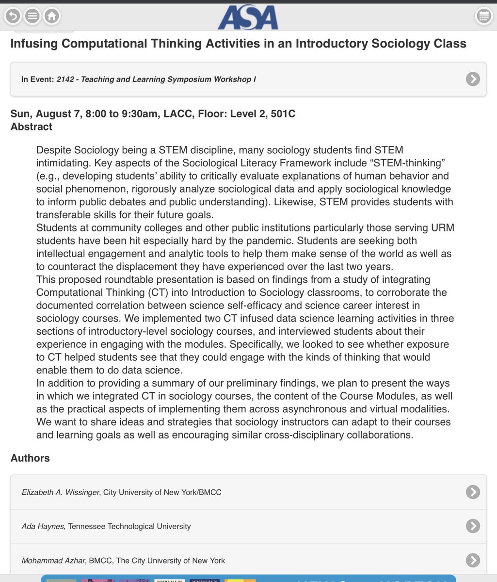 AsaTeaching's tweet photo. Workshop I, third presentation, T &amp; L Symposium. @betsywiss https://t.co/5uVgi1URmk