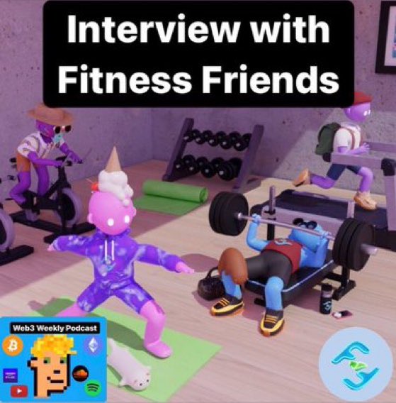 The podcast interview with <a href="/jalagar_eth/">Jalagar | OpenSea</a> and @FroggerCrypto from <a href="/FitFriends_NFT/">Fit Friends</a> will be available Tuesday on all streaming platforms!!!

#gym #gymbro #gymrat #Bodybuilding #Fitness #Workout #LegDay #nft #crypto #podcast