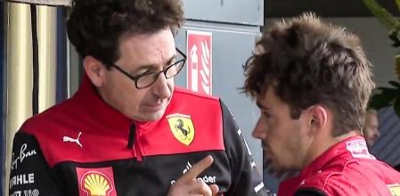 Binotto: Quieres oir una broma?
Leclerc: Si
Binotto: Verstappen
Leclerc: No lo pillo
Binotto: Exacto