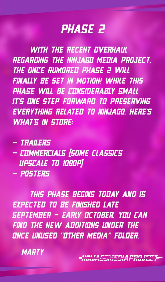 Ninjago Media Project tweet media