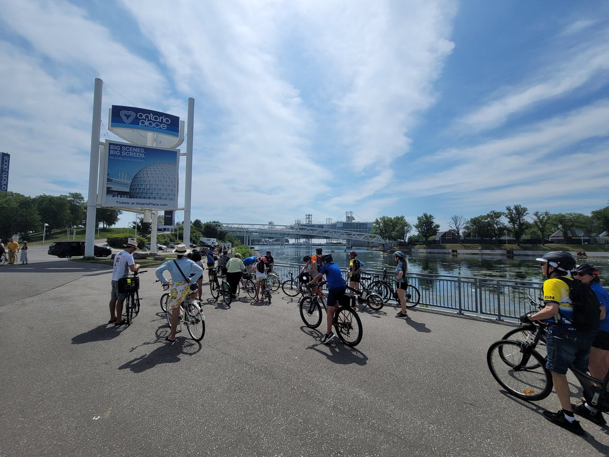 nbellotoronto's tweet photo. Learning more about @OntarioPlace with #HTTours. @heritagetoronto https://t.co/y8XVadFdjR