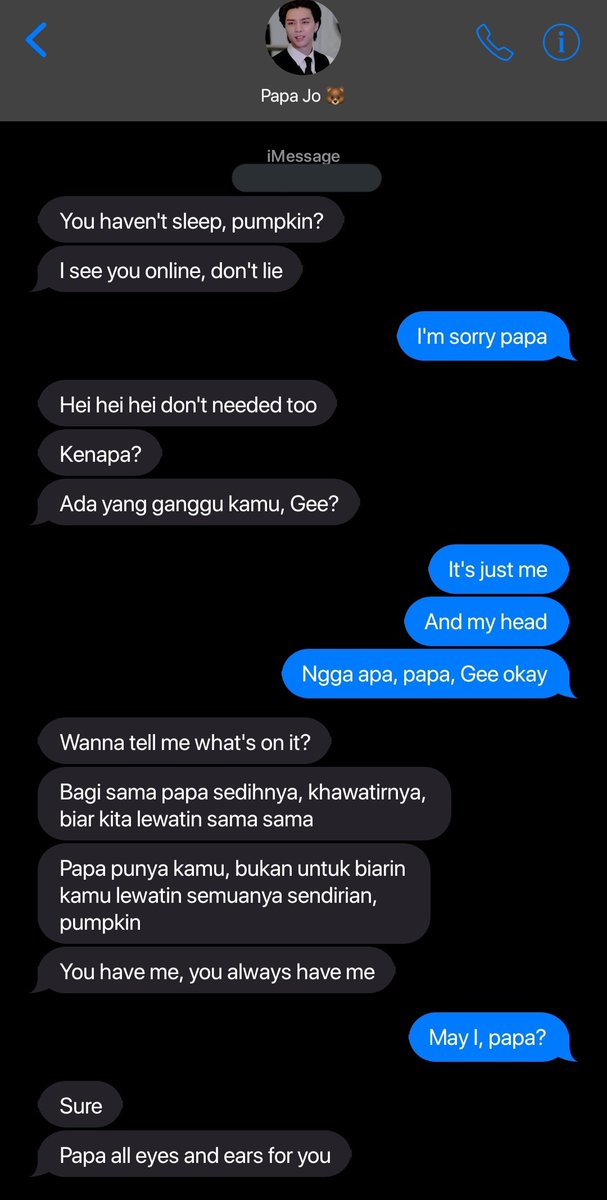 Papa Jo
oneshoot AU
—
obrolan tengah malam bersama anak gadis dan pikiran-pikirannya