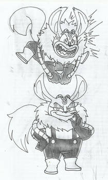 MoraRogelis's tweet photo. Thunderbolt the Chinchilla Sketches/ #sonic #sonicthehedgehog #thunderboltthechinchilla #drstarline #eggboss https://t.co/KejSiKObNt