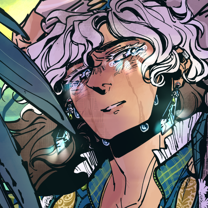 taxikab3's tweet photo. Ah yes, my trauma boy!! Yet another D&amp;D character that I obsess over, I love him but gosh is his story messed up. Aziel was a former Aasimar gladiator, whose wings were clipped as a child. Now he is a Paladin adventuring alongside his friends and learning how to trust. https://t.co/fD8U0hgjQG