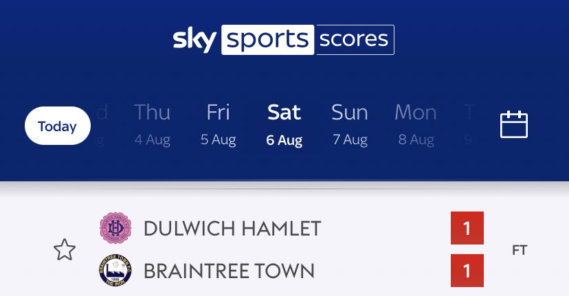 Neil Cole (@scroogio) on Twitter photo It’s Sunday evening and <a href="/SkySports/">Sky Sports</a> still think Dulwich drew 1-1 yesterday. This is worse coverage than when I used to report #dhfc games ten pints deep. <a href="/DulwichHamletFC/">Dulwich Hamlet FC</a> It’s Sunday evening and <a href="/SkySports/">Sky Sports</a> still think Dulwich drew 1-1 yesterday. This is worse coverage than when I used to report #dhfc games ten pints deep. <a href="/DulwichHamletFC/">Dulwich Hamlet FC</a>