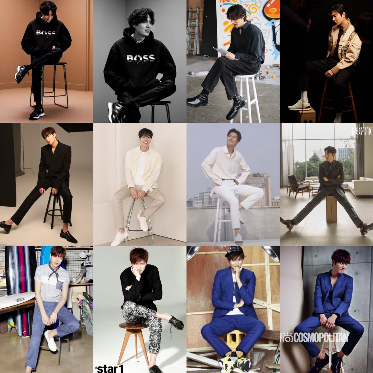 machi6221's tweet photo. His legs look even longer when he sits on the chair🤍

#LeeMinHo #이민호 #李敏镐 
#イ・ミンホ #BOSS https://t.co/URJReE0rtM