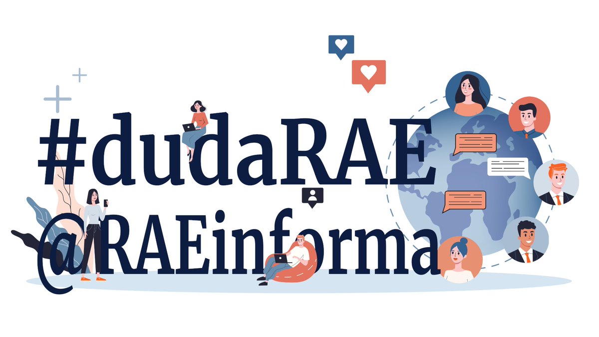 RAEinforma's tweet photo. Si desean realizar consultas lingüísticas, recuerden que deben incluir, además de la mención a @RAEinforma, la etiqueta #dudaRAE. De este modo podrán obtener respuesta a sus dudas. https://t.co/oNpPSAgD3S