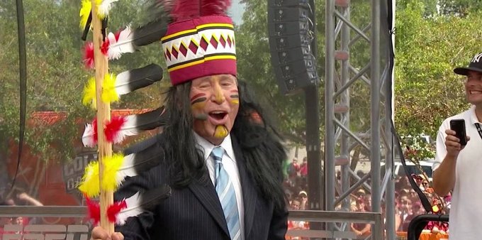 It s just not quite without Lee Corso! 

Happy birthday to the Sunshine Scooter 