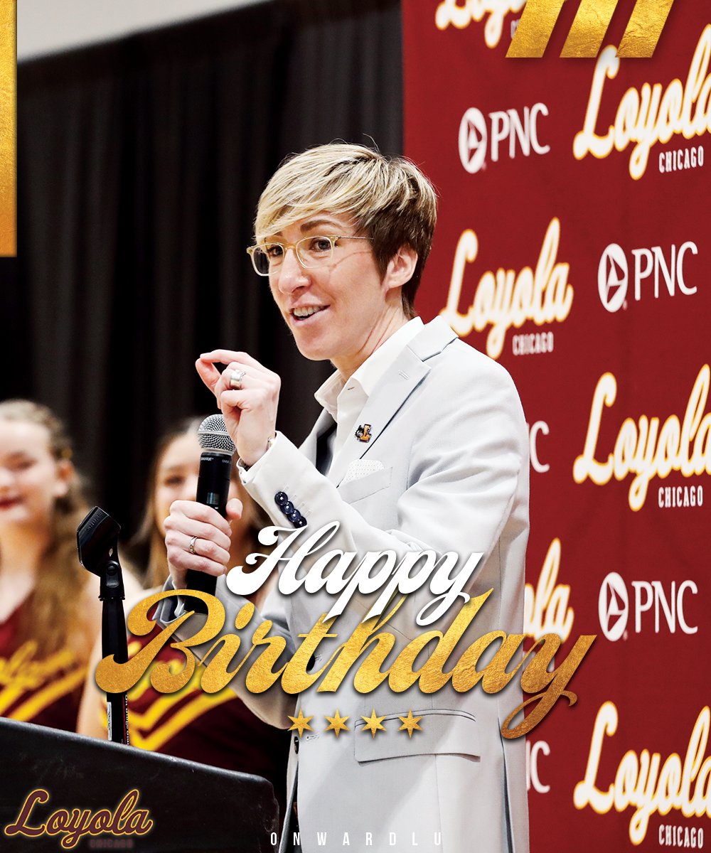 Wishing a very Happy Birthday to the leader of our pack, <a href="/CoachGuthLUC/">Allison Guth</a>! 🐺

#OnwardLU