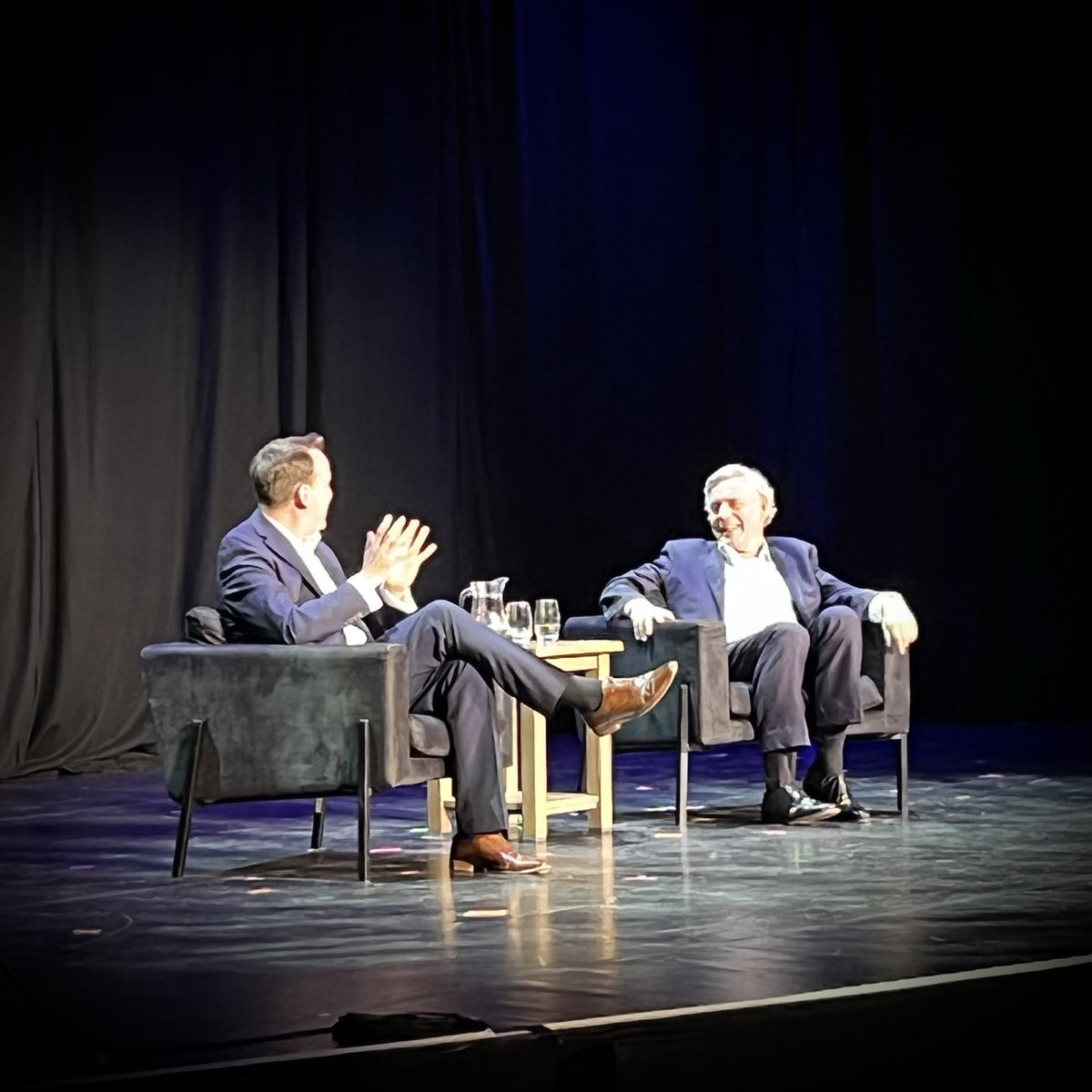 Great to see ⁦<a href="/mattforde/">Matt Forde</a>⁩ interview Gordon Brown at ⁦<a href="/edfringe/">Edinburgh Festival Fringe</a>⁩ today. Refreshing to remember what a grown up politician with gravitas and intellect sounds like!