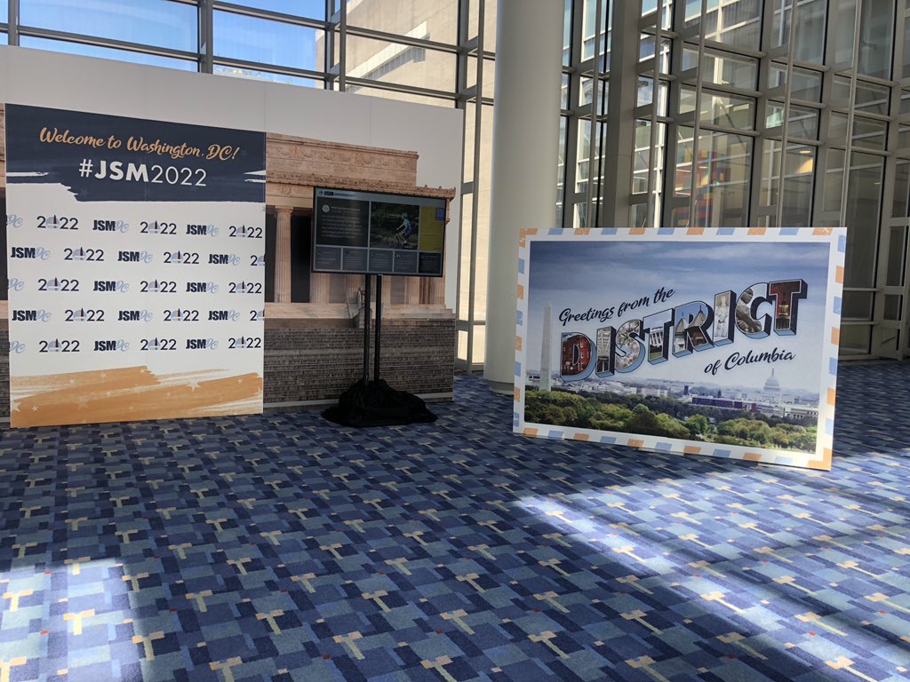 First time at #JSM2022 - we’re ready we hope! Booth is setup to show <a href="/Cantabular1/">Cantabular</a> with fresh cookies from <a href="/ABakedJoint/">A Baked Joint</a> We also have a @turingtumble for some fun - please stop by and say hello #Statistics