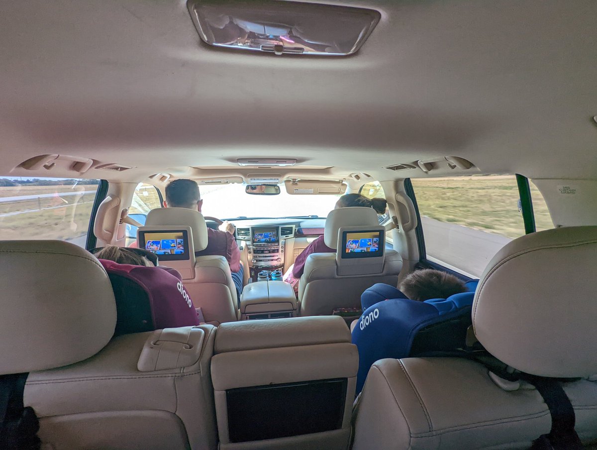 MeltdownAgs's tweet photo. Somehow ended up in the 3rd row with no snacks/no headphones for this Veggie Tales marathon.
#Cstat Bound #GigEm
10 miles to #CzechStop ... https://t.co/PmT9SiVfLw