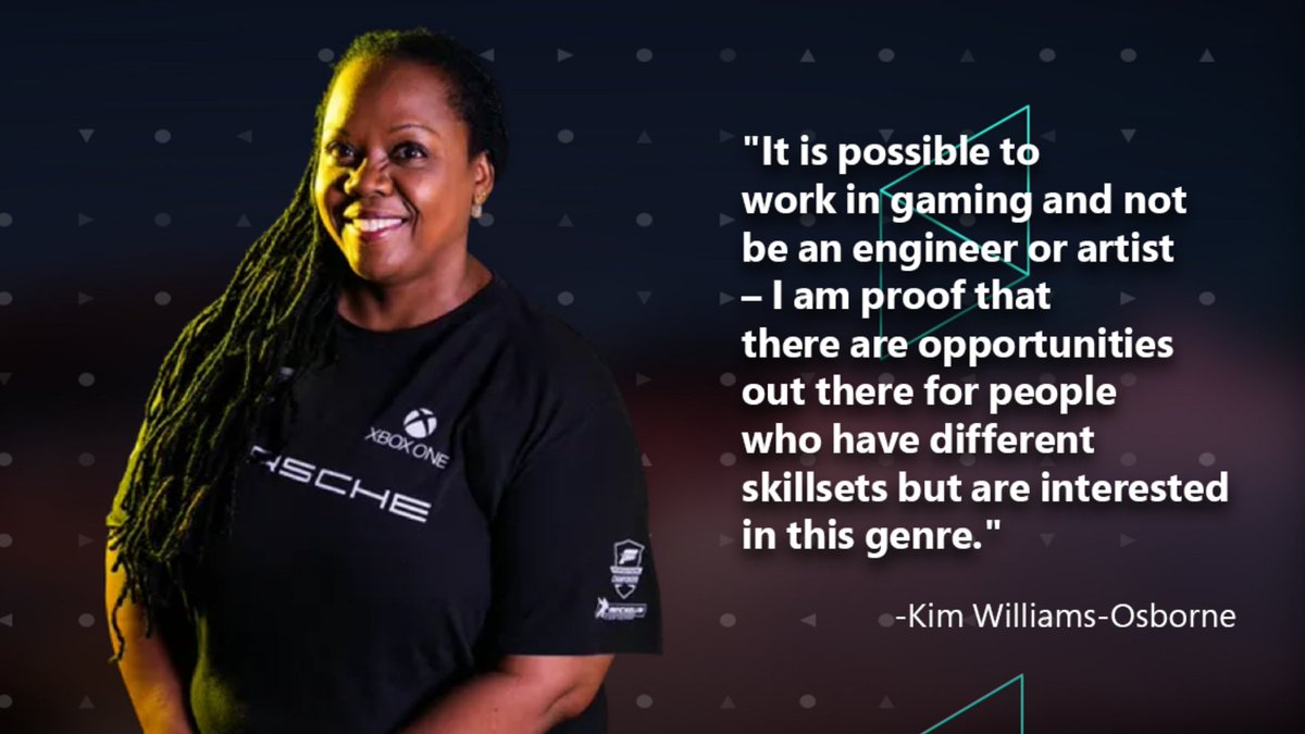 People from all backgrounds find their way into the gaming industry. Kim Williams-Osborne shares how her journey helped her become the Director of Licensing at Turn 10 Studios. Dive in: msft.it/6011jMFVc #GameDev