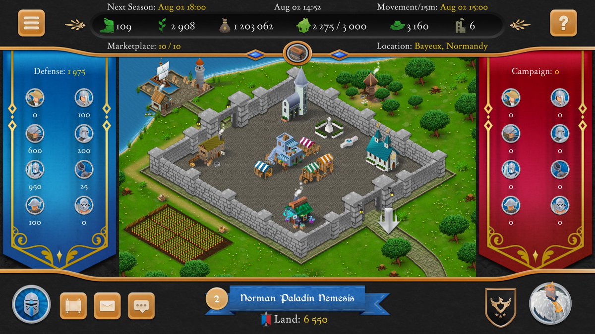ConquestIRCGame's tweet image. ClydeWolf wins the 104th Age! Redesigned kingdom and city maps released! - mailchi.mp/97213457cfb9/c… #gamedev #indiegamedev #rts #wargaming
