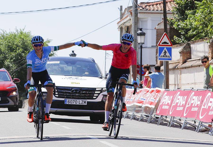 El Piélago decidió. 
Marcel Camprubí (Eolo-Kometa) primer ganador de la I Vuelta a Toledo Imperial sub-25.

Completaron el podio
Andrea Montoli (Eolo-Kometa)
Pol Hervás (Brocar Ale)

Foto: Julio González
#VueltaToledoImperial