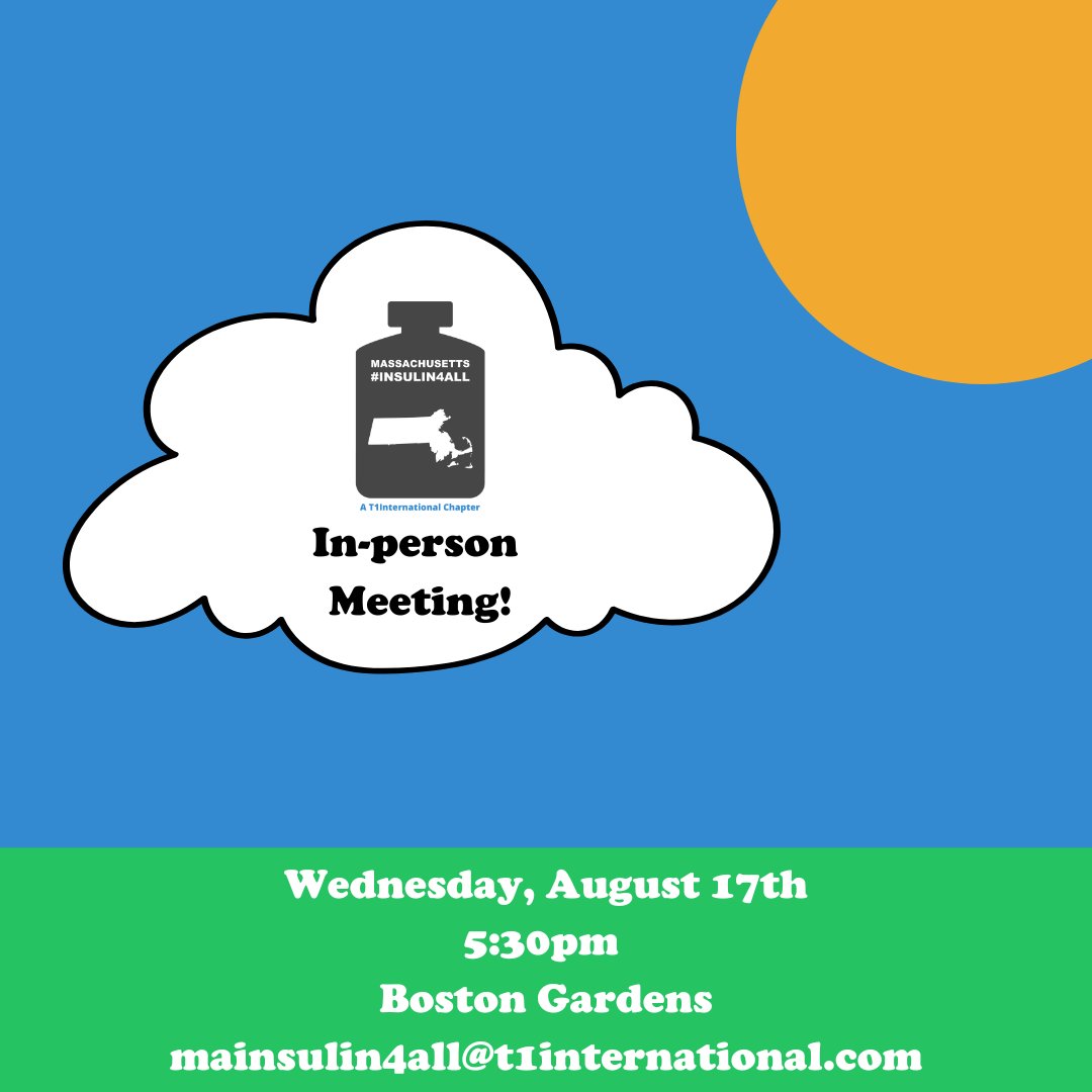 Hey everyone!  We know it's been a while since we posted after our rally back in May but, we're back! We are having an in-person meeting in a little less than 2 weeks, Wed. 8/17 at the Boston Gardens at 5:30pm!  DM or email us if you have any questions!