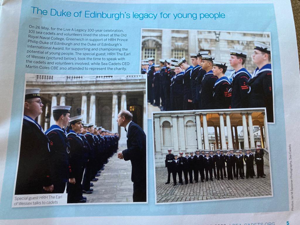 Great to see our cadets making an appearance in the Summer 2022 Sea Cadet Magazine (bottom right photo all 21 of them) BZ all