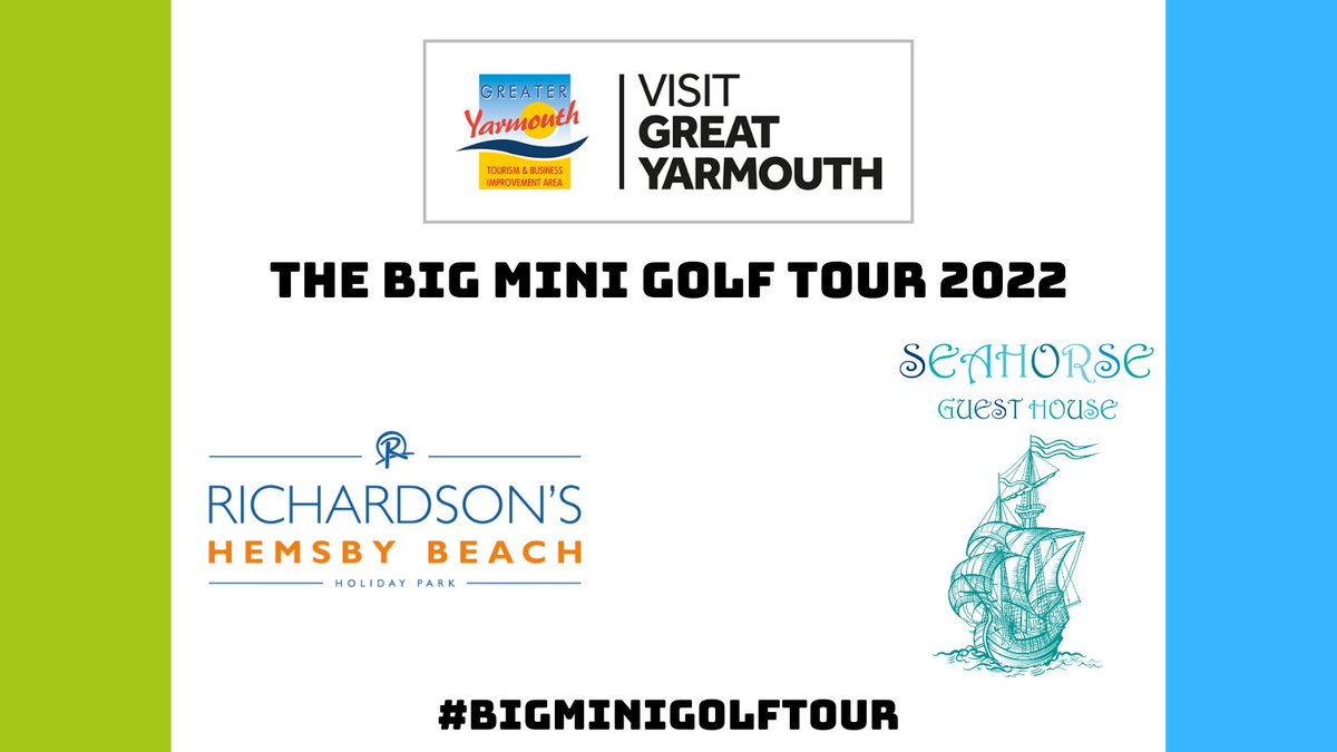 Great Yarmouth is the mini golf capital and well worth a visit. Especially on Miniature Golf Day! linktr.ee/BigMiniGolfTour #BigMiniGolfTour #MiniGolf #VisitGreatYarmouth #MiniatureGolfDay