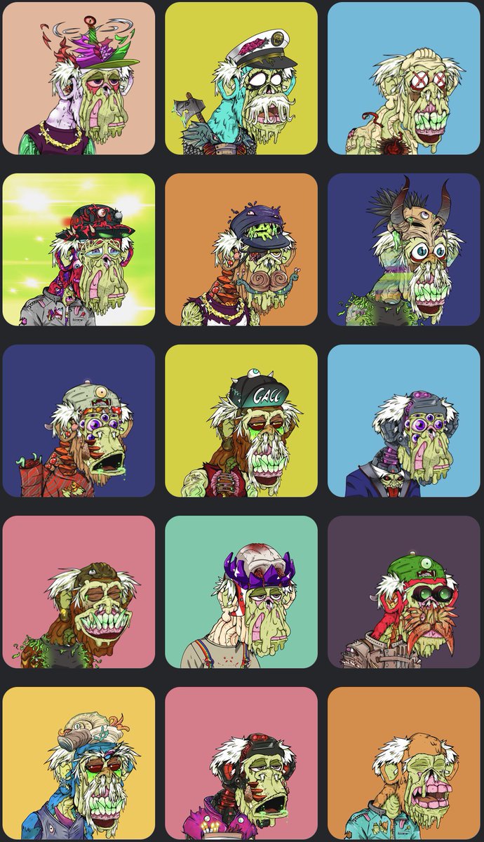 JustinS06756039's tweet image. @GrandpaApeCC the OG #GACC COLLECTION AND THE NEW #MACC COLLECTION! 
#BullishAF