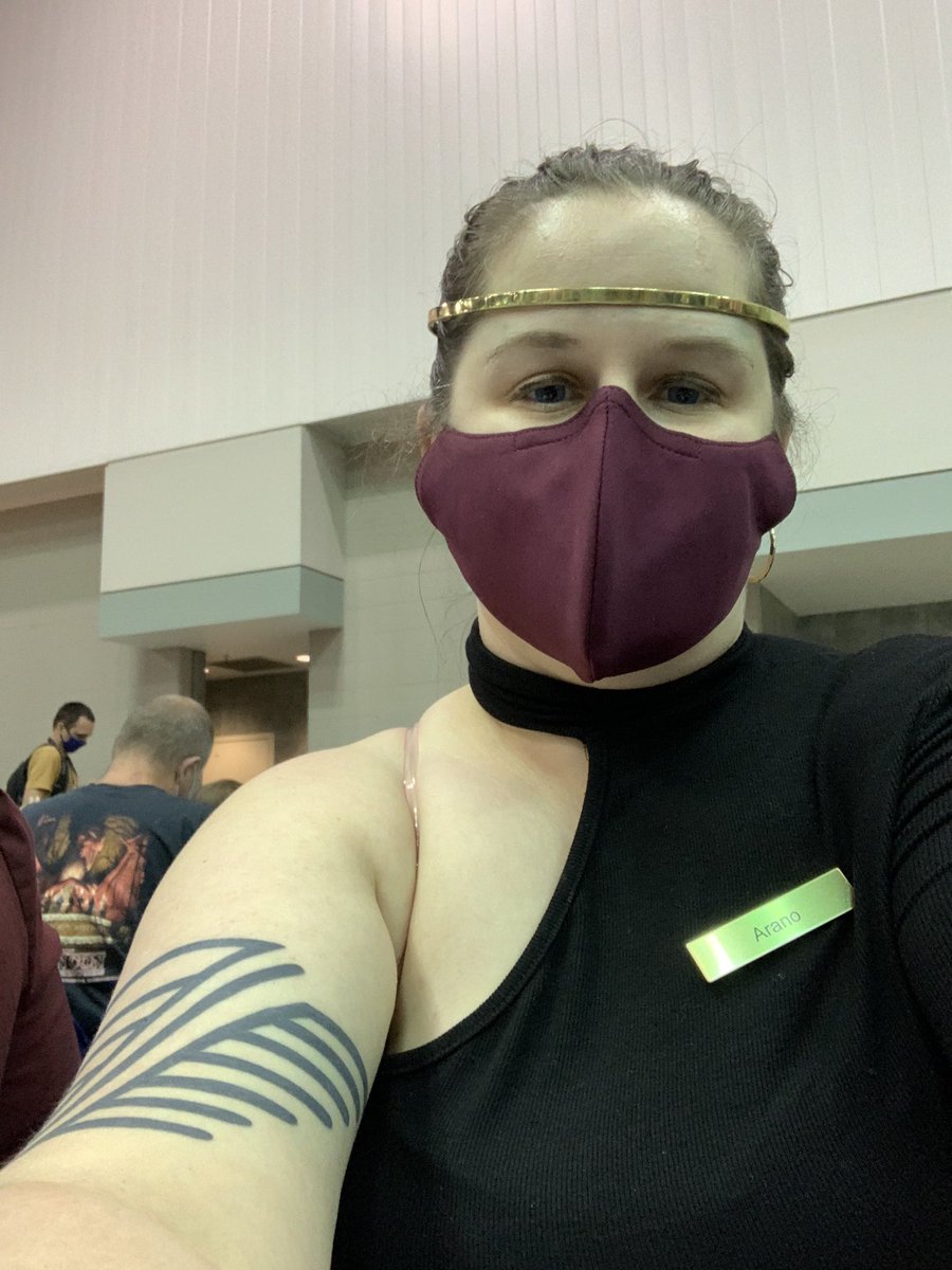 Safe travels to all <a href="/Gen_Con/">Gen Con</a> attendees. Great to see friends again. Hopefully i can see the smiles in more than your eyes next time. Have a safe respawn! #Highladyarano