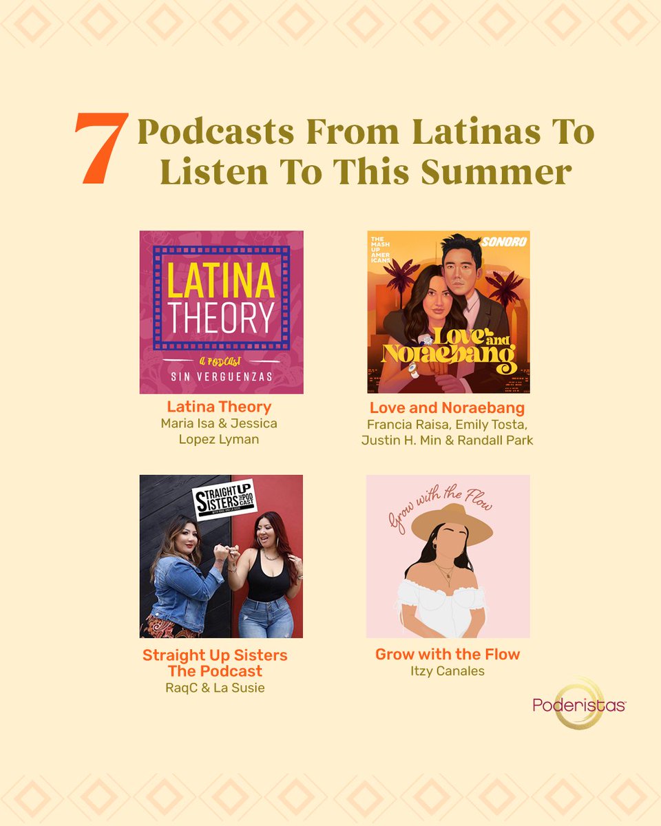 poderistas's tweet photo. Looking for something new to listen to while you work or during your daily commute? 🎧Check out this curated list of new podcasts from Latinas you should check out! What podcasts have you been loving?✨ Let us know in the comments! #RatedP #Poderistas https://t.co/bpv0m05P8n