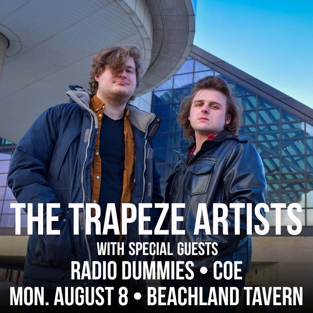 Trapeze_Artists's tweet photo. TOMORROW NIGHT
DOORS AT 7:00
SHOW AT 8:00

Come see Coe, Radio Dummies, and us!!

Tickets below
👇👇👇 https://t.co/Ft8vnguPqP