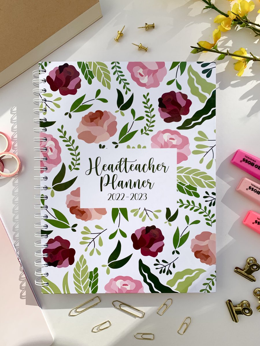 Headteacherchat's tweet image. Fancy winning an Headteacher Floral Planner.

To enter:
✅ Follow 
@Headteacherchat
🔁 RT and like this post 
Winner announced during Tuesday's Twitter Spaces. See website for T&amp;amp;C.
