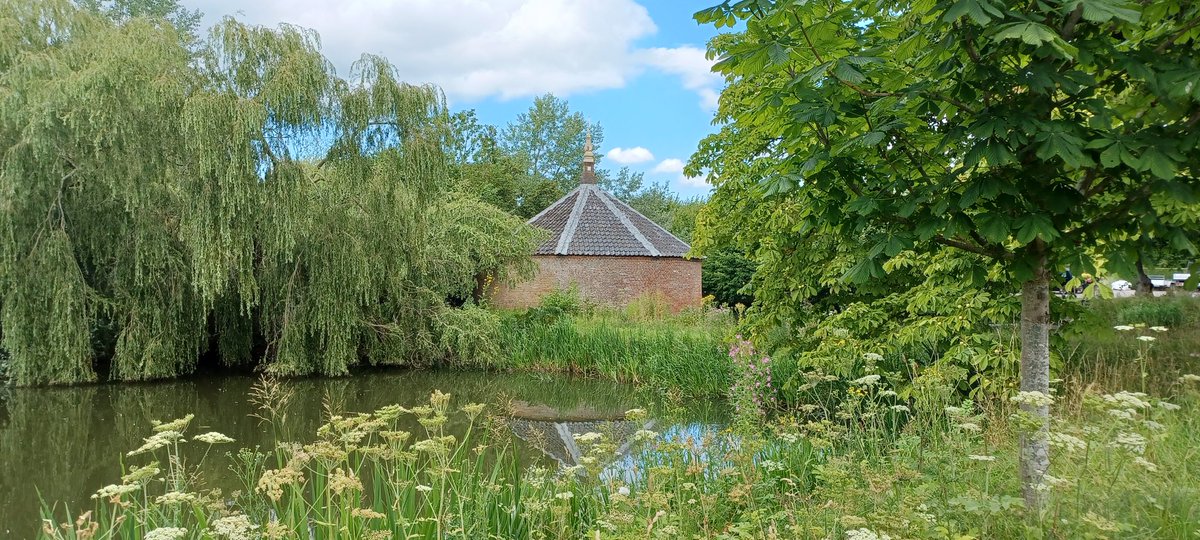 GertvdKroef's tweet photo. Wat is het mooi op het borgterrein! #Ewsum #Middelstum #Eemsmond https://t.co/M5S7nkGsqX