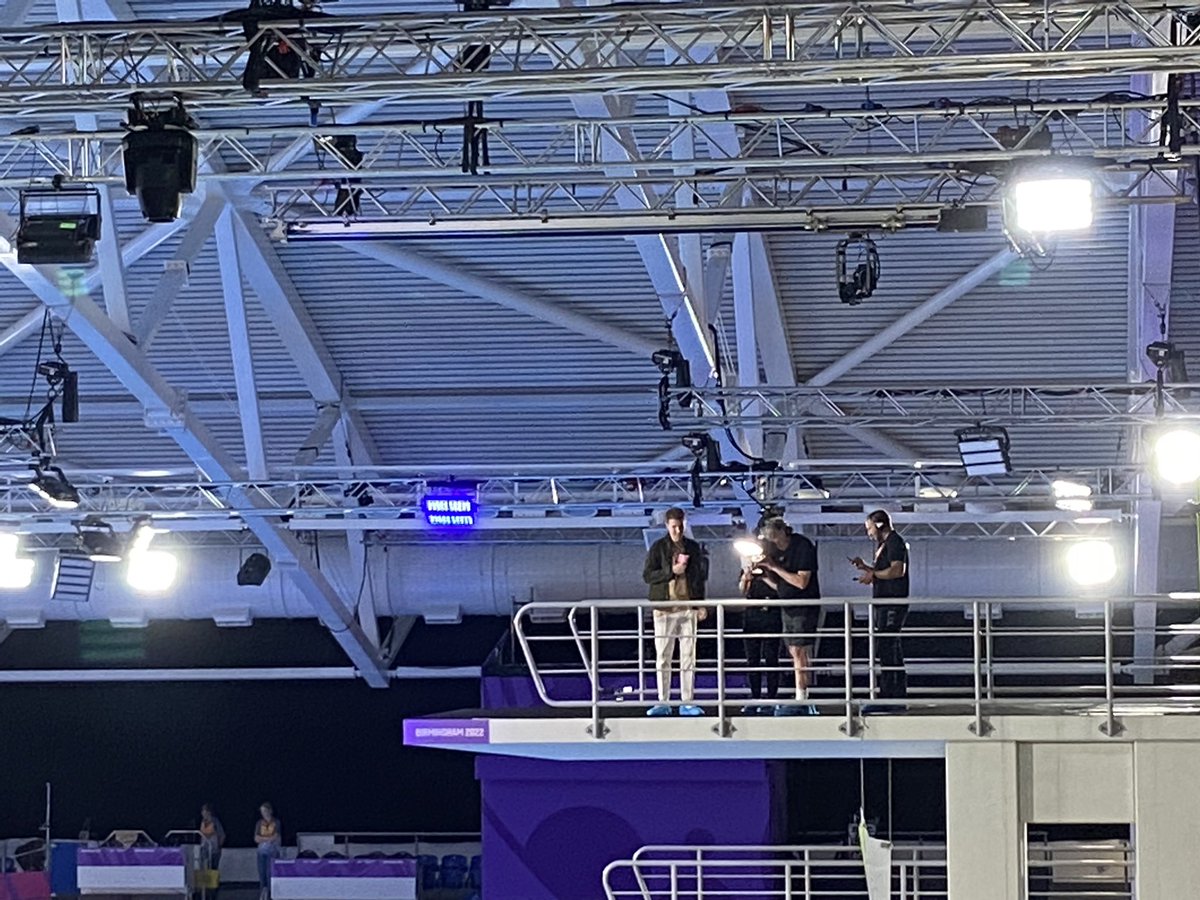 FatherCraig's tweet image. Amazing view this evening at Sandwell Aquatics Centre for @Birminghamcwg22 diving! #b2022