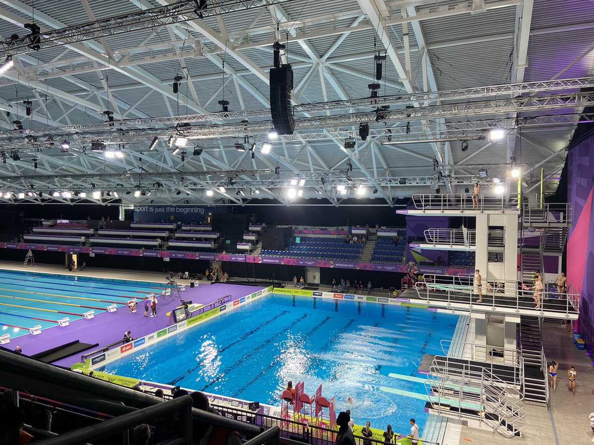 FatherCraig's tweet image. Amazing view this evening at Sandwell Aquatics Centre for @Birminghamcwg22 diving! #b2022